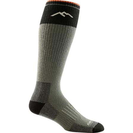 Darn Tough Men's Hunter Over the Calf Extra Cushion Men hiking socks Green XXL