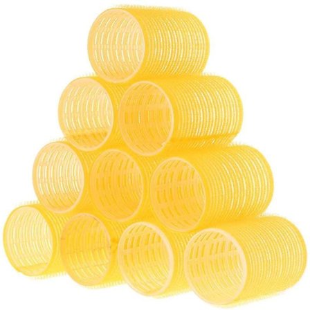 10 st hårrullar (4,4 cm, slumpmässig färg)