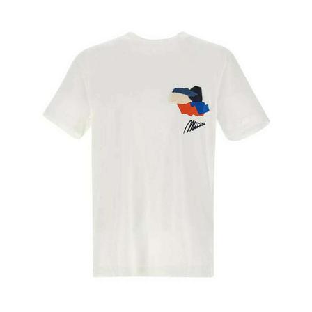 Missoni T-shirts and Polos White , Wit , Heren , Maat: S