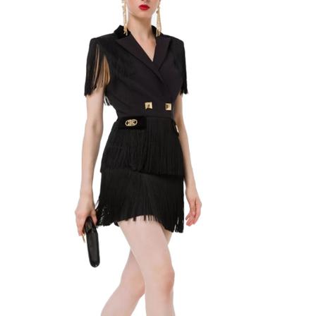 Elisabetta Franchi Party Kjole Sort, Dame