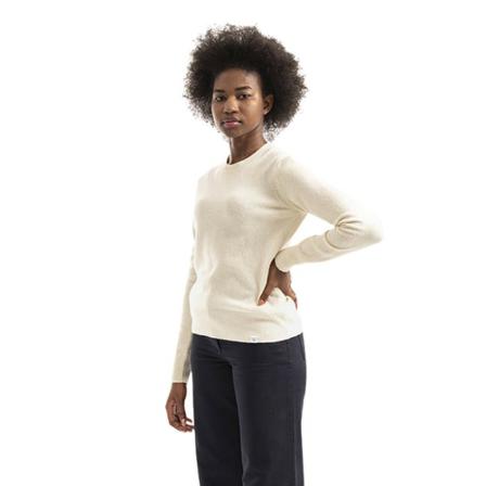 Norse Projects Sweter Vigdis Lambswool Crew , Beige , Dames , Maat: L Truis