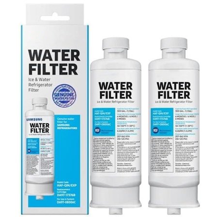 Vannfilter for Samsung DA97-17376B DA97-08006C HAF-QIN Kjøleskap Vannfilter, 2-pakning