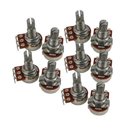 Gitarr Små Storlek Krukor A500k Potentiometrar Kompatibel Guita