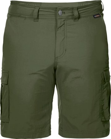 Jack Wolfskin Men's Canyon Cargo Shorts Men hiking shorts Green 46