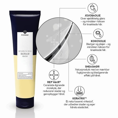 HH Simonsen Repair Mask 150 ml, Hår, Shampoo & Hårpleje, Hårkur