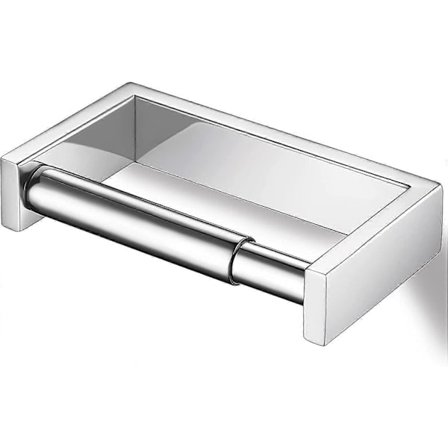 2024 Toalettpapirholder Baderom Toalettpapirrullholder Fjærbelastet Rustfritt Stål Polert Finish-FX-