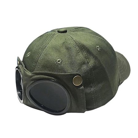 Aviator Hat Personlighet Glasögon Baseball Cap Solglasögon Cap Kostym Hattar Unisex