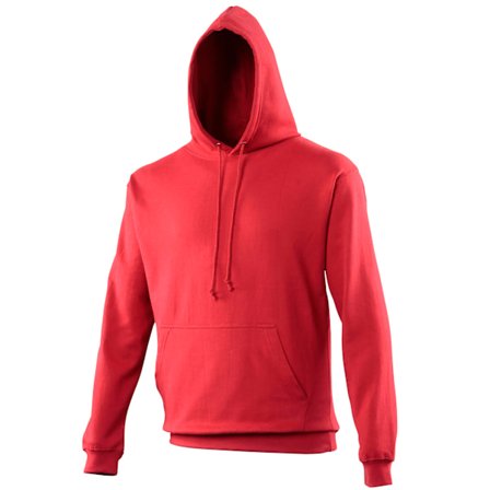 Awdis Unisex College Huvtröja / Hoodie XS Red Hot Chil