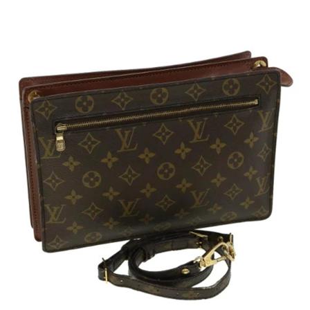 Louis Vuitton Vintage Pre-owned Canvas louis-vuitton-vskor brun, Dam Vintage Väskor, Dam, Storlek: ONE SIZE