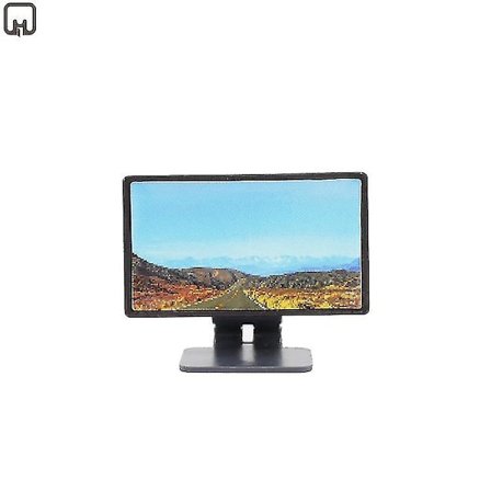 Dockhus Miniatyr-TV, 1:12 Mini-TV Dockhus-TV Dockhus Dekorationstillbehör