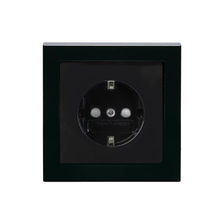 ABB 20 EUJ-81 Stikkontakt 1-veis Antrasitt, Strømbrytere & vegguttak