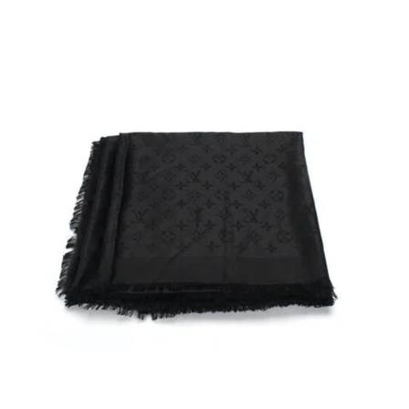 Louis Vuitton Vintage Pre-owned Scarves Sort, Dame Vintage Accessories, Størrelse: ONE Size