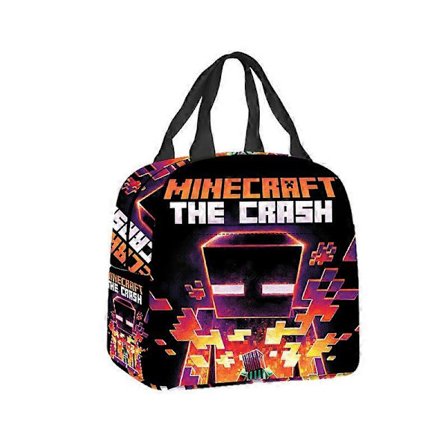 Minecraft Madkasse til Børn Skole Madbeholder Isoleret Madbærer 20ml Multi-Farvet