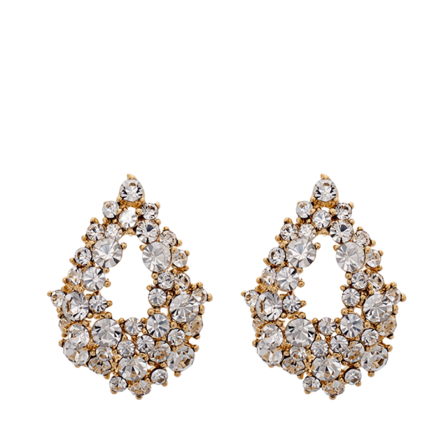Lily and Rose Alice Earrings - Crystal (Gold) Smycken & klockor Dam Transparant ONESIZE