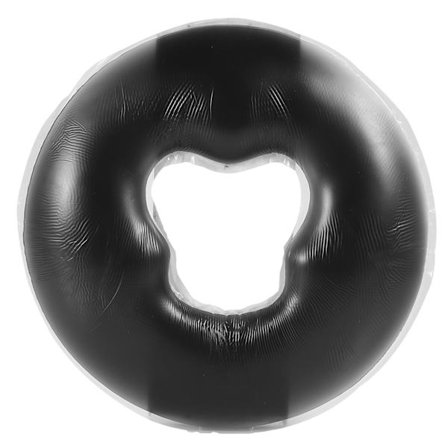 Silikone Ansigts Spa Pude Pude Ansigtsstøtte Overlay Krop Massag Vuggepude Skønhedspleje Sort