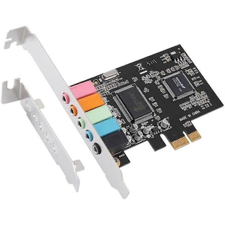 PCIe Ljudkort 5.1, PCI Express Surroundkort 3D Stereo Ljud med Hög Ljudprestanda PC Ljud