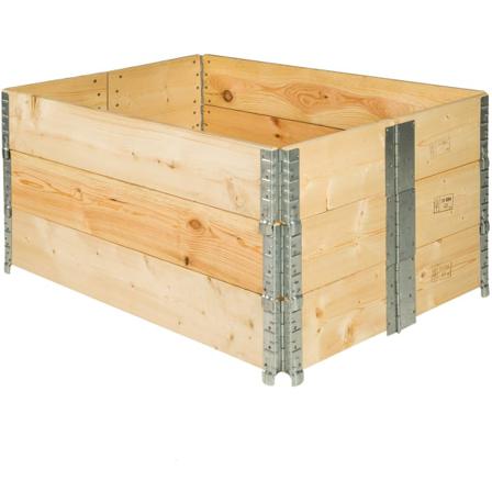 Tectake Pallkrage - 3 Träd
