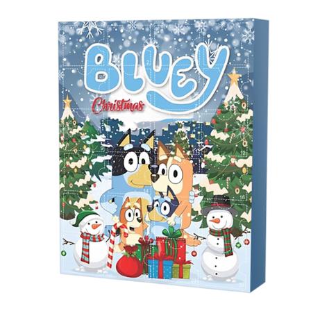 Julekalender 2024, Juletellerkalender for Barn og Voksne, 24 stk Søte Tegneseriealver Figurer Dukke Jul