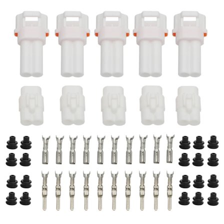 1/5/10/20 sæt 2-benet til Kawasaki Sumitomo MT090 forseglet motorcykel han hun stik konnektor bilstik 6180-2181 6187-2171