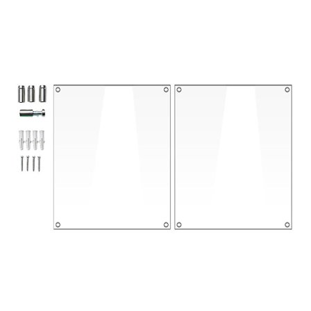 1 Sæt Akryl Billedramme Klar Billedramme Vægs Moderne Rammeløs Billedramme (XL)