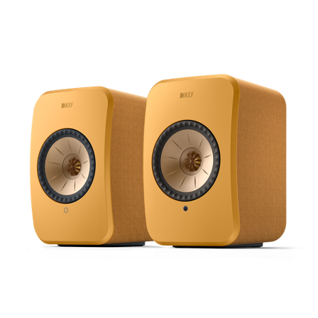 KEF LSX II Kompaktlautsprecher - aktiv - Gelb