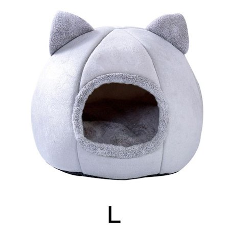 Djup sömnkomfort i vinterkattkorg för kattens husdjurstält