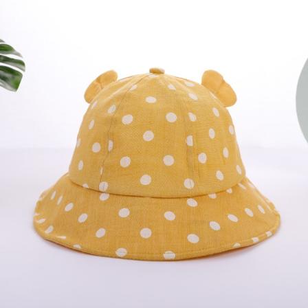 Barnmössor all-match små smiley hattar pojkar och flickor s Yellow