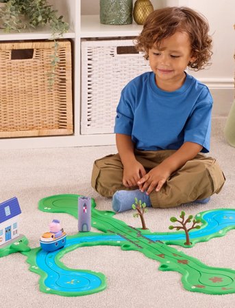 Gurli Gris Peppa Whizz Around Bobbing Along Boat Trip - Multi/patterned - ONE SIZE