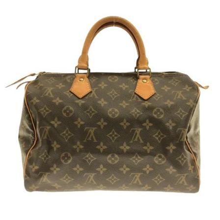 Louis Vuitton Vintage, Pre-owned Canvas louis-vuitton-bags Bruin, Dames, Maat:ONE Size