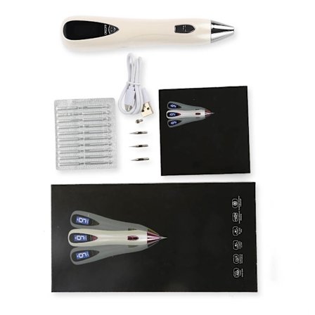 USB Oppladbar Penn for Fjerning av Føflekker og Fregner