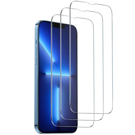 3-pack - Härdat glas skärmskydd för iPhone 13