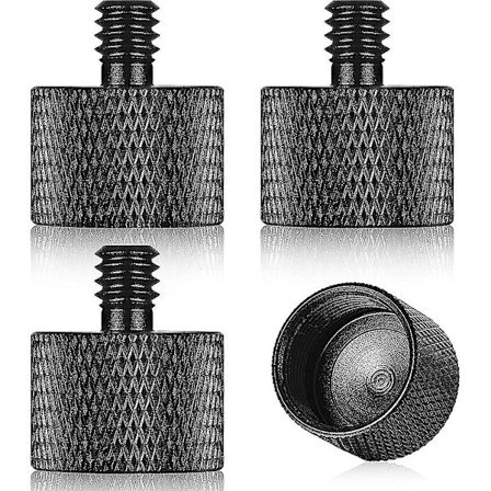 4 kappaletta mikrofonitelineen sovitinta 5/8 tuumaa-27 naaras 1/4 tuumaa-20 uros kameralle