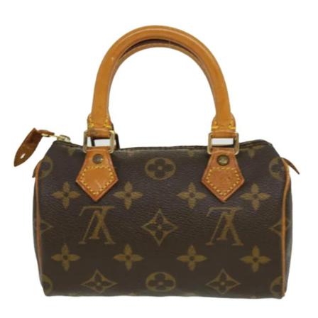 Louis Vuitton Vintage, Pre-owned Canvas handbags Bruin, Dames, Maat:ONE Size,leather