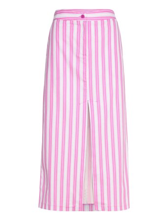 Mango | Slit Striped Skirt | 36