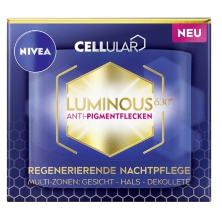 Nivea Luminous 630 - Avancerad Nattkräm för Missfärgningar/ 50ml