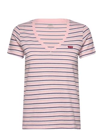 Perfect Vneck Cool Stripe Chal LEVI ́S Women Pink