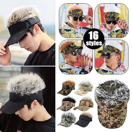 16 Styles Wig Cap Hip Hop Adjustable Caps Cosplay Hat Pullover Hat Casual Golf Caps Outdoor Wig Baseball Cap Street Trend Funny Gifts