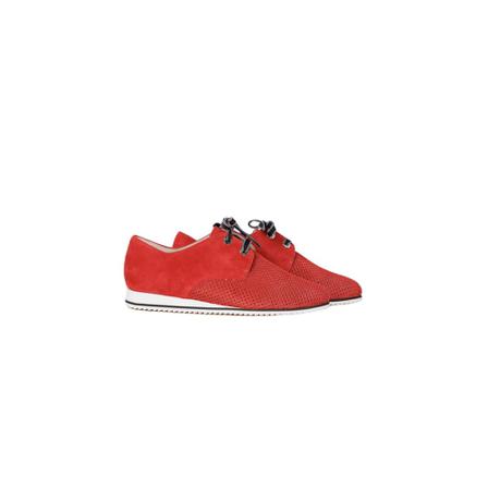 Hassia, shoes Pisa-G 1-301569-9400 Rood, Dames, Maat:39 EU,suede