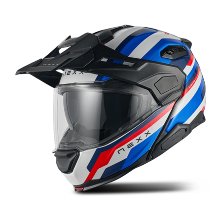 Nexx X.Lifecountry Westbound Öppningsbar Hjälm MT Blå/Röd 3XL