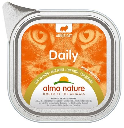 Almo Nature Daily Menù Cibo Umido Con Tacchino Per Gatti Adulti