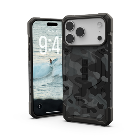 UAG Pathfinder MagSafe Case for iPhone 17 Pro Max - musta/harmaa