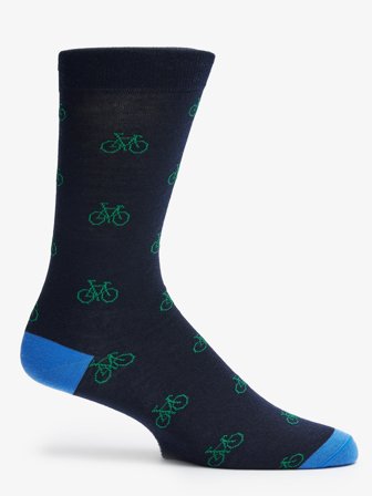 John Henric Men's Blue Socks Asti Size 43-46
