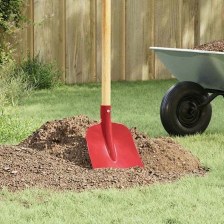 Pelle Vidaxl Skopa Röd 32 x 24,5 cm Pulverlackerad stål