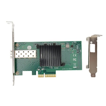 PCIe Nettverkskort 10000Mbps PCI Express X4 5.0GTs SFP LC Optisk Fiber Gigabit Serveradapter for Windows Server
