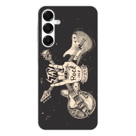 Siliconfodral - Kompatibel med Samsung Galaxy A36 5G - design stay rock