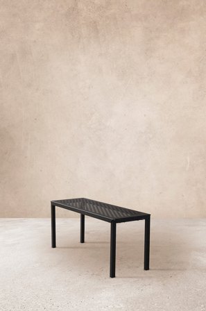 Jotex - Benk - 100 Cm Svart - NÄS - Kjøp Hagesofaer & hagebenker hos Jotex