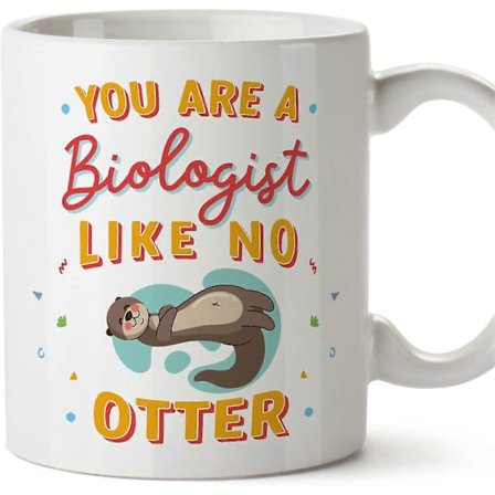 Biolog Krus Du er som ingen anden odder Sjov gave til kolleger Keramisk 330 ml krus