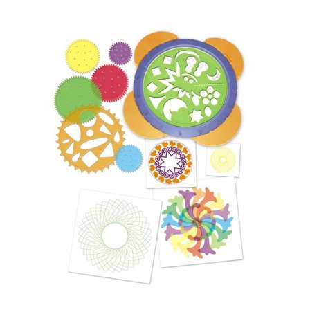 Spiralmallsats plast 8/st - Lyreco - Skola och förskola - Bild och form - Ritmallar och schabloner