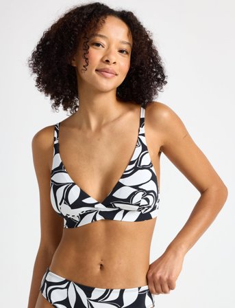 Lindex Swim Bra Triangle W Pad Bc - Black - XS