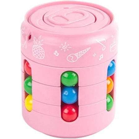 Dekomprimering roterende magisk bønnelegetøj magiske puslespilperler magisk terning fingerspidslegetøj skrivebordslegetøj, Fidget Spinner magiske 